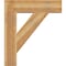 Ekena Millwork Traditional Block Rough Sawn Bracket, Western Red Cedar, 6"W x 28"D x 32"H BKT06X28X32TRA05RWR - alternate 4